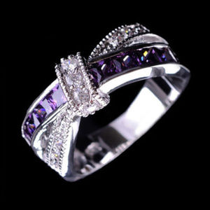 Silver Women's Wedding Ring Fashion Jewelry New